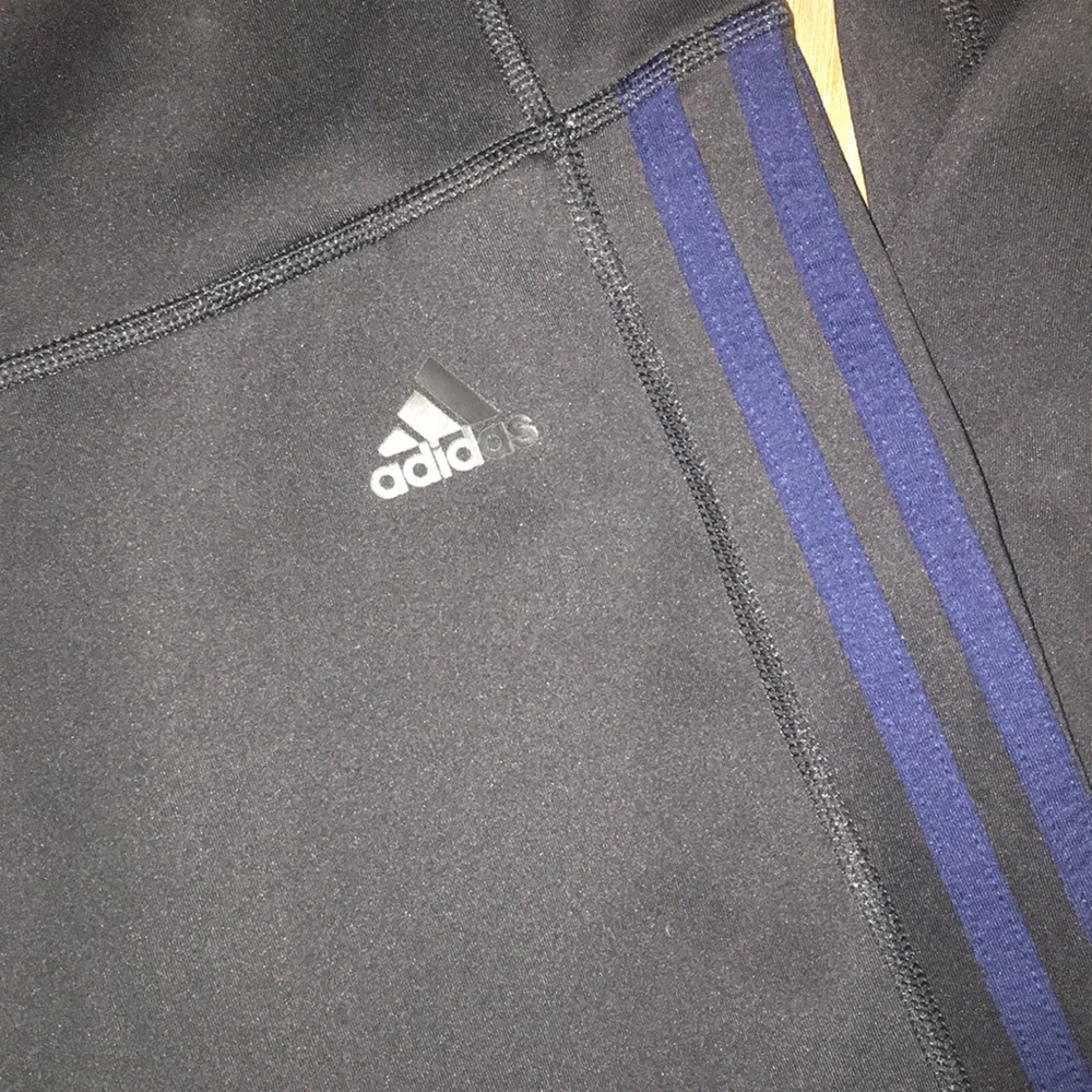 Adidas Climate legging blk and blue Sz XL
